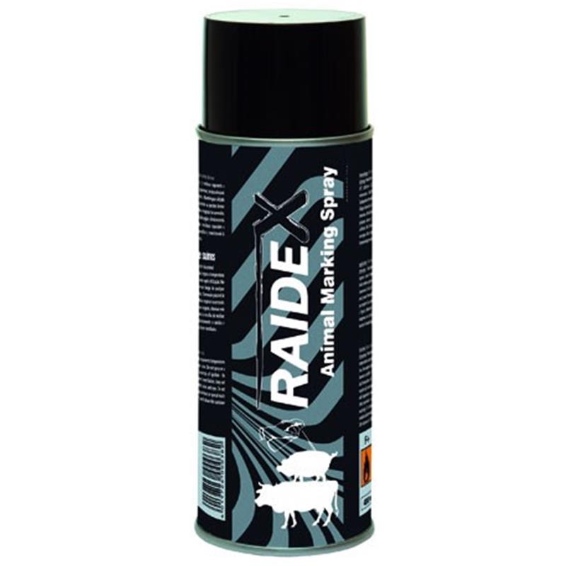Sprej za označevanje Raidex, 400 ml, črn