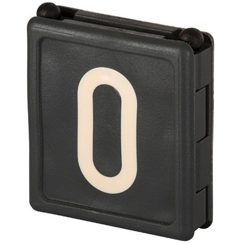 Številka za ovratnico DUO 0 - črna