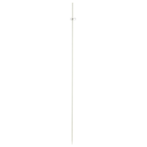 Fiberglas steber - okrogel beli 115 cm - 25/1