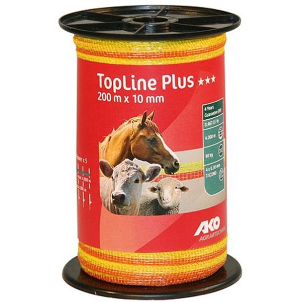 TopLine Plus Weidezaunband 10 mm - 200 m