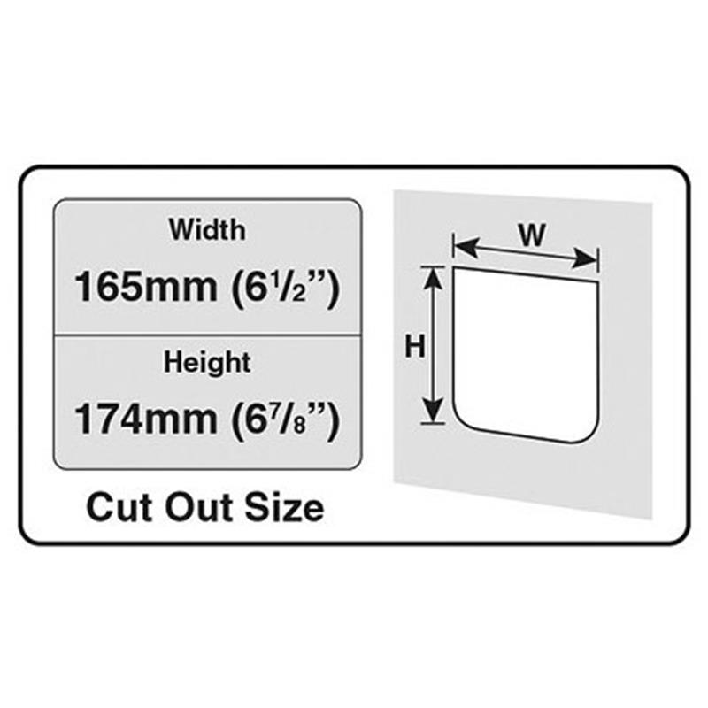 Cat Mate - 4-smerna vrata za mačke s tunelom 50 mm