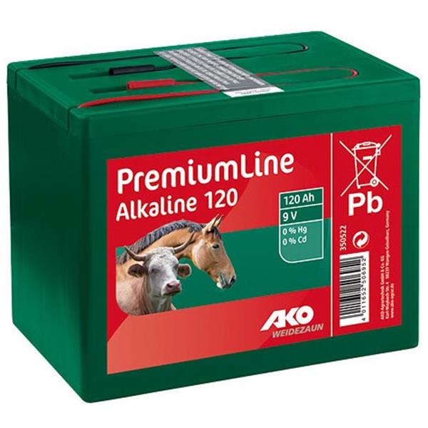 Alkaline 9 Volt Trockenbatterie - 120 Ah