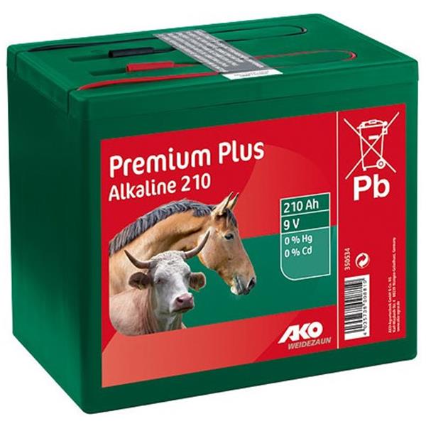 Alkaline 9 Volt Trockenbatterie - 210 Ah